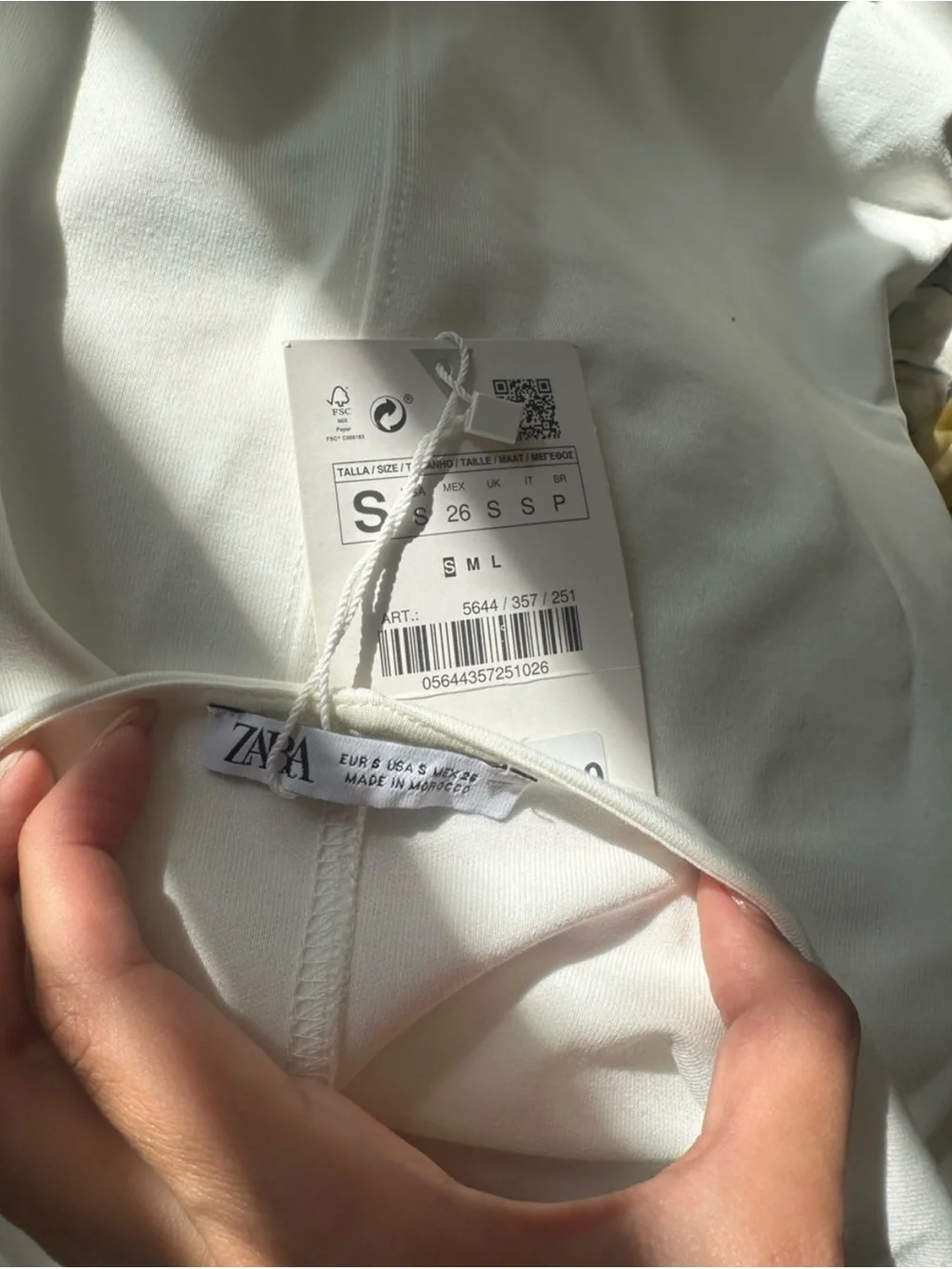 Zara sleek white